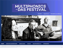 Tablet Screenshot of multiphonics-festival.com